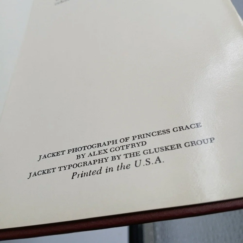 My Book of Flowers Princess Grace of Monaco Gwen Robyns NOS